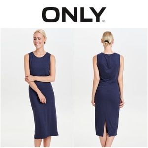 ONLY Sleeveless Maxi Dress Navy Size M